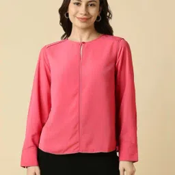 Allen Solly Pink Regular Fit Top-picture-42