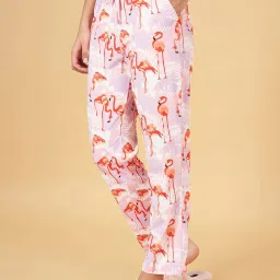 Dreamz by Pantaloons Pink Cotton Printed Pyjamas image 3