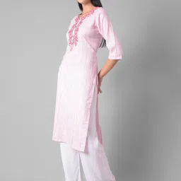 Dollar Missy Pink Embroidered Straight Kurta image 3