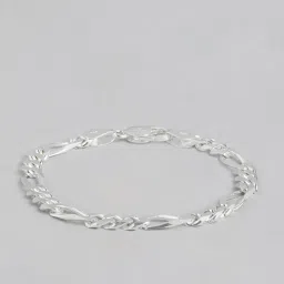 zavya Timeless Silver Elegance 925 Sterling Silver Plated Bracelet for Him image 3