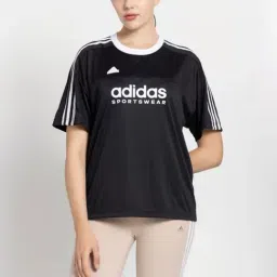 adidas Black Striped Sports T-Shirt-image-30