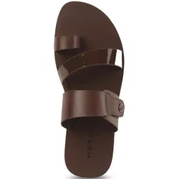 Metro Men's Brown Toe Ring Sandals image 4