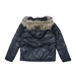 Gini & Jony Kids Black Printed Jacket image 2