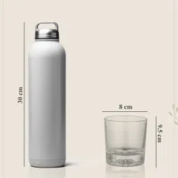 Troveas Transparent Crystal Old Fashioned Whiskey Glasses with Wolf Embosed - Set of 4 (230 ml) image 3