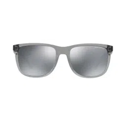Armani Exchange Men UV Protected Silver Lens Pillow Sunglasses - 0AX4070S82396G57 image 2