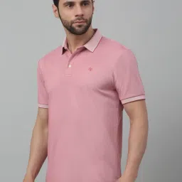 Cantabil Pink Regular Fit Polo T-Shirt image 3