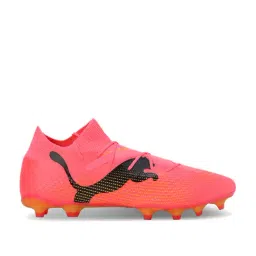 Puma Men's FUTURE 7 PRO FG/AG Pink Football Shoes-image-0