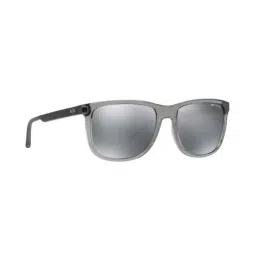 Armani Exchange Men UV Protected Silver Lens Pillow Sunglasses - 0AX4070S82396G57 image 3
