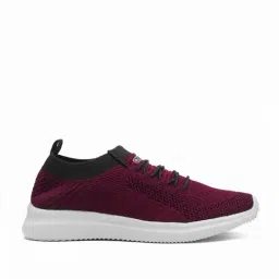 Asian Men's Maroon Running Shoes-picture-36