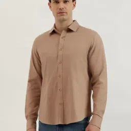 United Colors of Benetton Beige Cotton Regular Fit Shirt-image-61