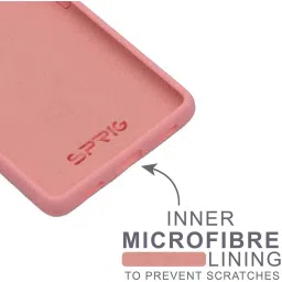 Sprig Liquid Silicone Back Cover for GOOGLE PIXEL 6A (Pink) image 3