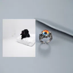 Teeragaj Unisex Set Of 2 Finger Ring-picture-19