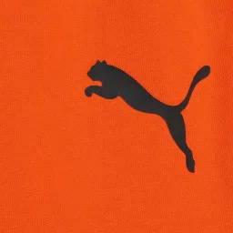 Puma Kids PSL Rickie Orange Cotton Printed Shorts image 3