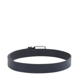 United Colors of Benetton Tan Leather Textured Waist Belt image 3