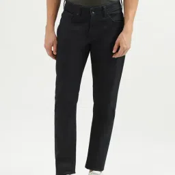 United Colors of Benetton Navy Blue Slim Tapered Fit Jeans-picture-34