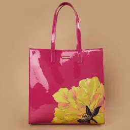 Ginger by Lifestyle Pink Printed Tote Bag-picture-26