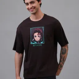Free Authority Demon Slayer Printed Oversized Tshirt For Men-picture-17
