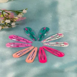 Jewelz Multicolor Printed Shape Tic Tac Clip ¿ Pack of 10 image 3