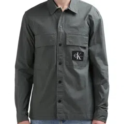 Calvin Klein Grey Relaxed Fit Shirt-image-55