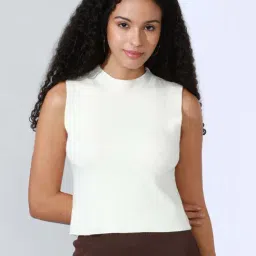 Showoffff White Regular Fit Top-picture-37