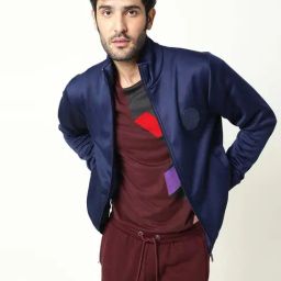 Rare Rabbit Blue Regular Fit Solid Jacket-picture-37