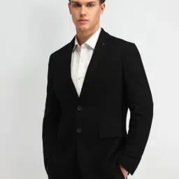 Arrow Black Slim Fit Blazer image 3