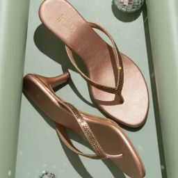 Inc.5 Women's Rose Gold Thong Stilettos-picture-36