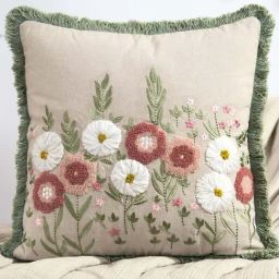 Haus & Kinder Woven Multicolor Cotton Decorative Cushion Cover-picture-31