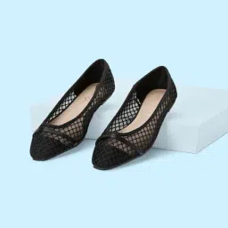 Forever Glam by Pantaloons Women's Black Flat Ballets-image-68