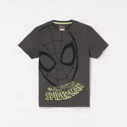 Fame Forever by Lifestyle Kids Charcoal Grey Cotton Printed T-Shirt-picture-20