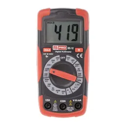RS PRO RS12 Handheld Digital Multimeter, 10A dc Max, 600V ac Max - UKAS Calibration  1232005-picture-13