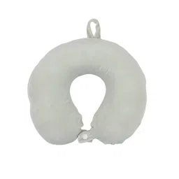 Premsons Cushy Travel Neck Pillow With 360-Degree Head Support Light Grey image 2