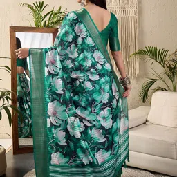 Saree mall Floral Sungudi Sarees image 2