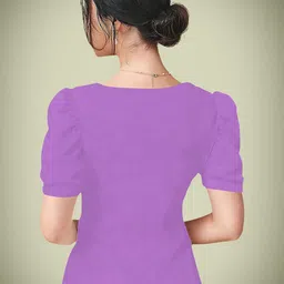 dream beauty fashion Dream Beauty Women Fashion Puff Sleeve Top image 4