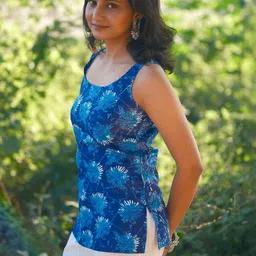 Metronaut Print Cotton Top image 3