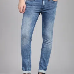 TRIGGER Men Slim Fit Mid-Rise Light Fade Stretchable Jeans-picture-12