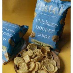 Natch chickpea Popped Chips - garlic & herb (pack of 3 - 55 g) image 4