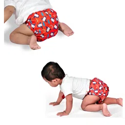 Dumbledo Free Size Cloth Diaper with Hemp & Cotton Pad/Insert - Leak-Proof, Stylish, Superior Absorbency - Adjustable For 3 Months to 3 Years, Pack of 4 image 5