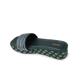 Anouk Embellished Ethnic Wedge Sandals image 2