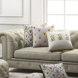 SEJ by Nisha Gupta Multicolor Cushion Covers - Set of 5-picture-27