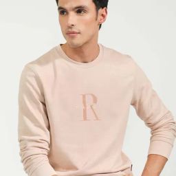 Rare Rabbit Peach Relaxed Fit Graphic Sweatshirt-picture-22