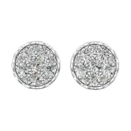 Joyalukkas 18k (750) Purity Rose Gold Twilight Cluster Diamond Earrings image 3