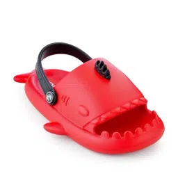 HOPPA Kids Red & Black Sling Back Sandals image 2