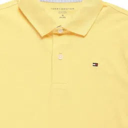 Tommy Hilfiger Daisy Yellow Regular Fit Polo T-Shirt image 3