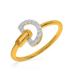 Kisna Diamond & Gold Jewellery Pamela 14k (585) Diamond & Gold Ring For Women-picture-11