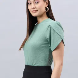 Style Quotient Green Regular Fit Top image 3