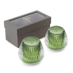 Pure Home and Living Solid Green Glass Small Tealight Holders-picture-44