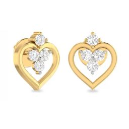 PC Jeweller Aralt 18k Gold Earrings for Women-picture-24