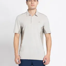 ADIDAS Men's Grey ULT HYBD Polo T-Shirt-picture-22