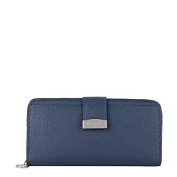Lino Perros Blue Solid Bi-Fold Wallet for Women-picture-27